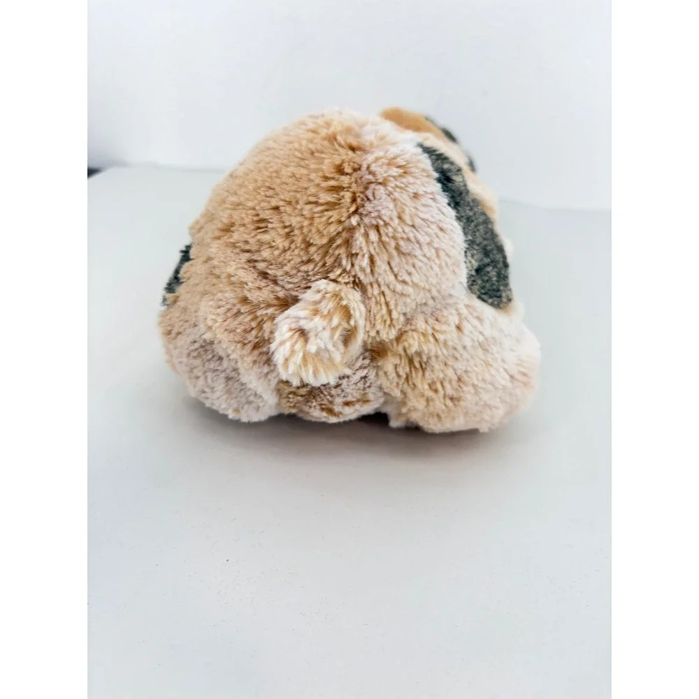 Folkmanis Grunting Pig Hand Puppet Spotted Tan Black Plush 2991 Sound Maker
